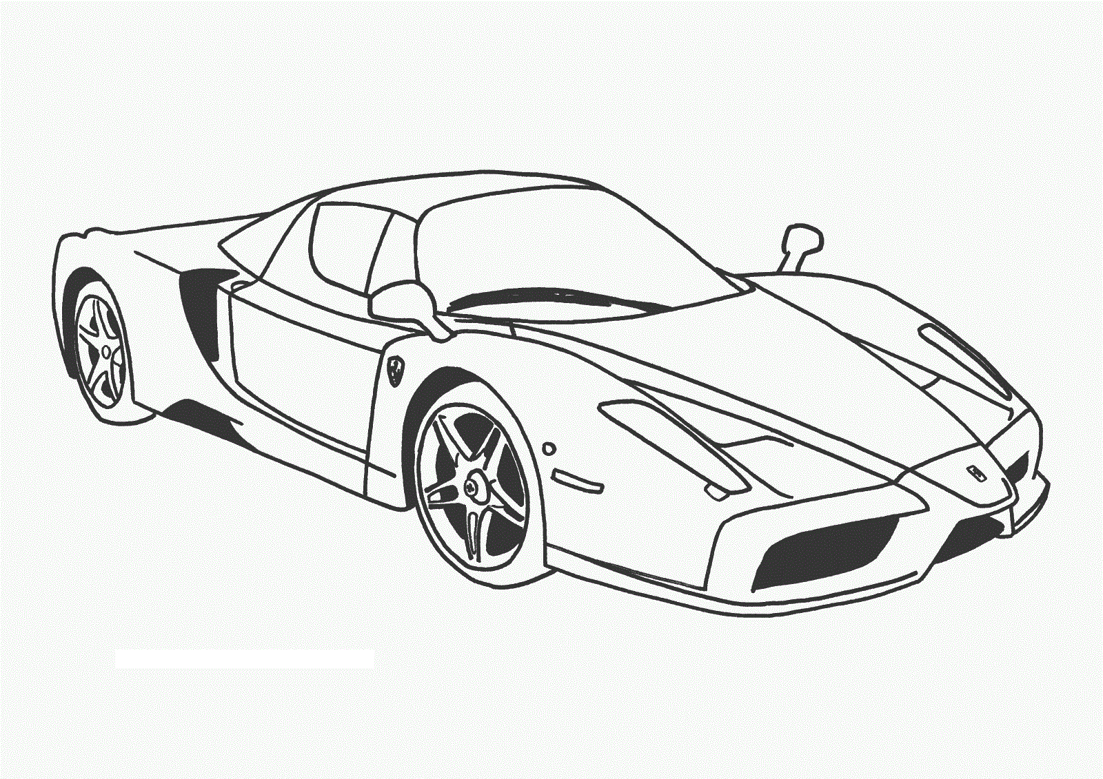 Free Coloring Pages for Kids Cars