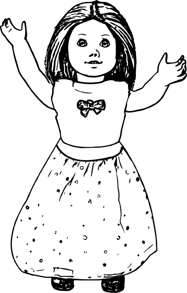 American Girl Doll Coloring Pages Educative Printable