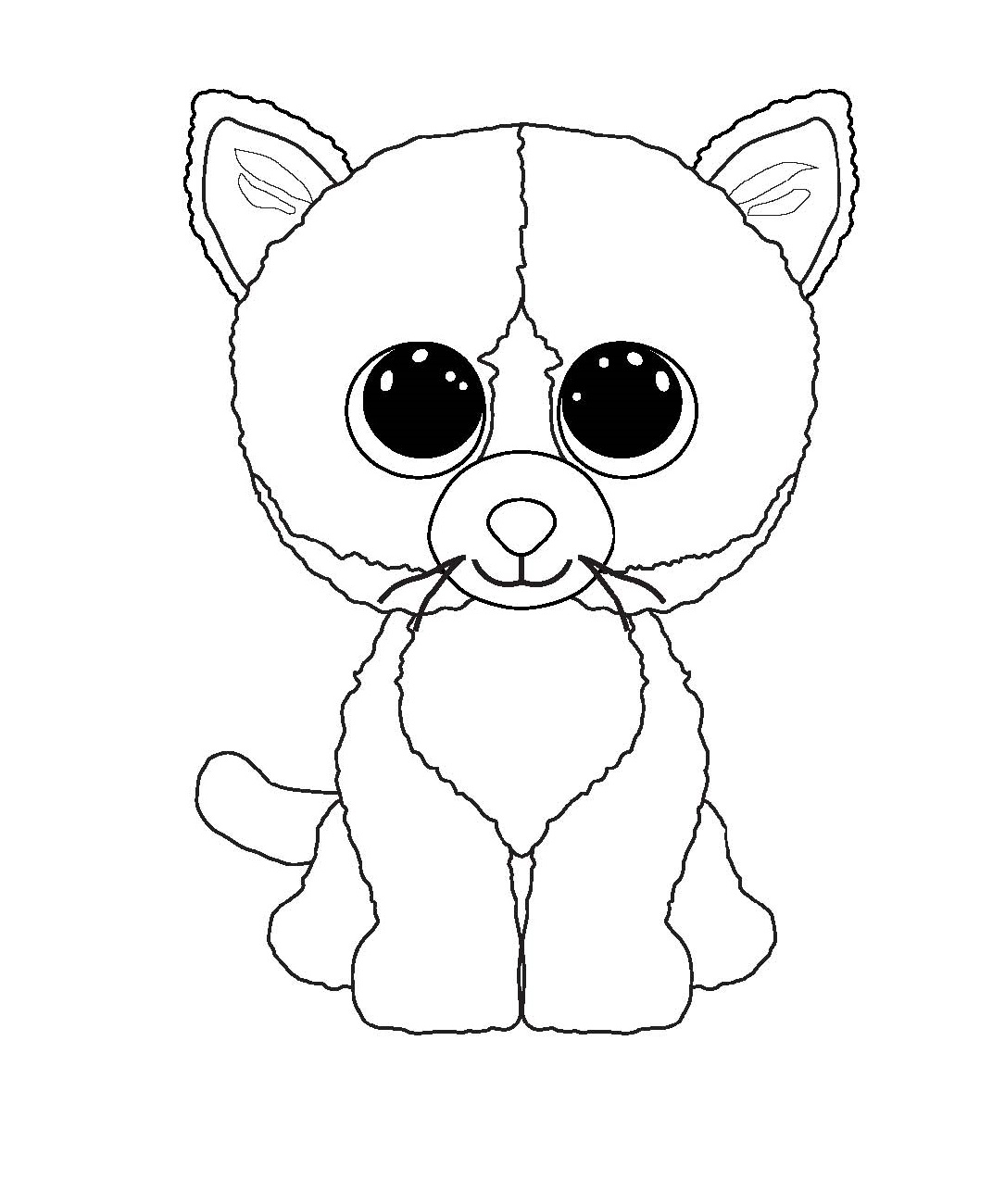beanie boo coloring pages dazzle