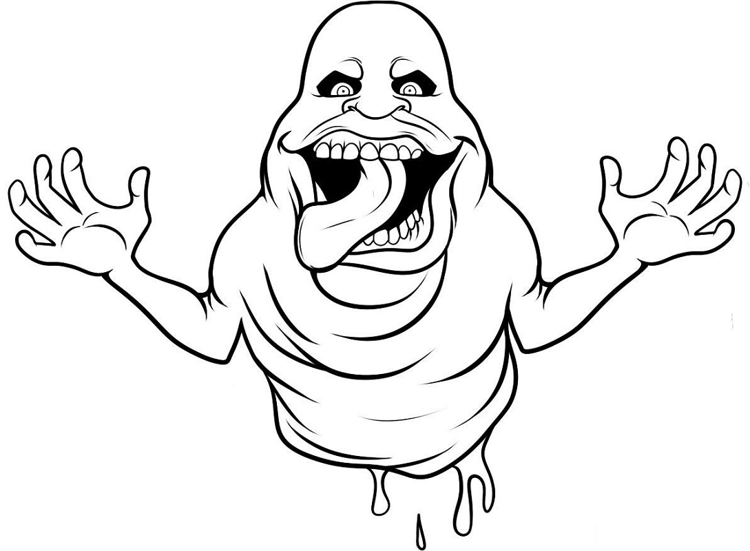 ghostbusters coloring pages ghost 2