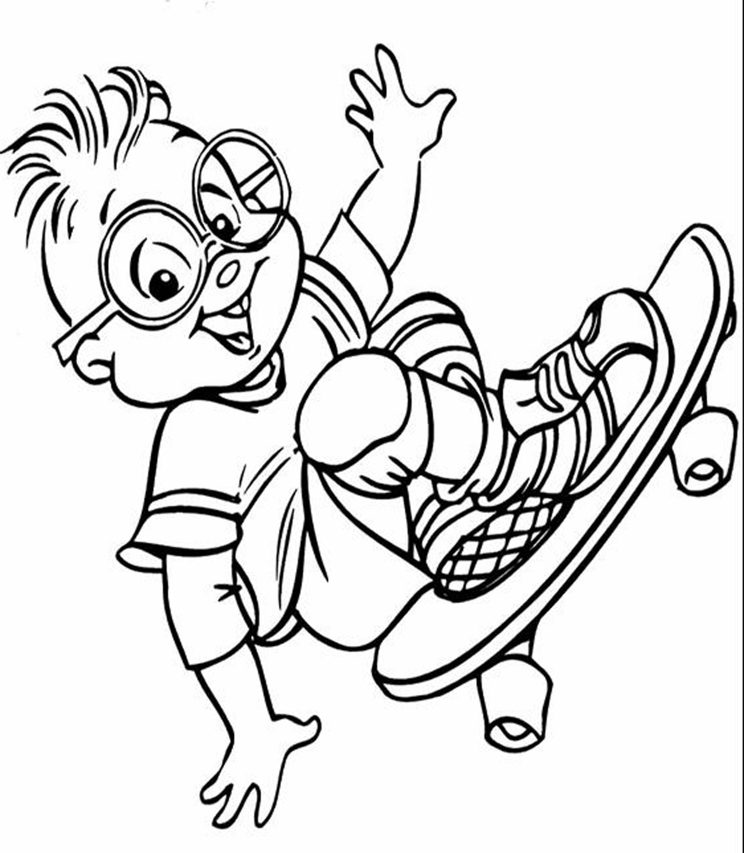 Coloring pages for kids boys playing scutter