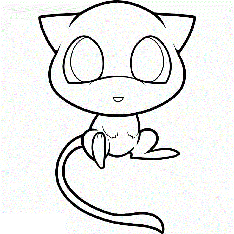 Mew coloring pages 5