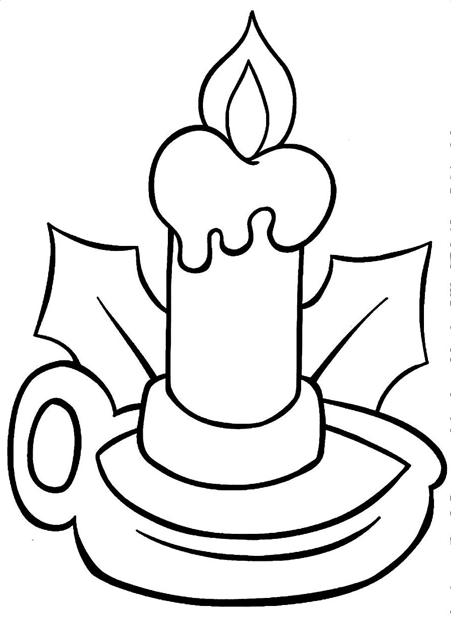 christmas lights coloring pages 3