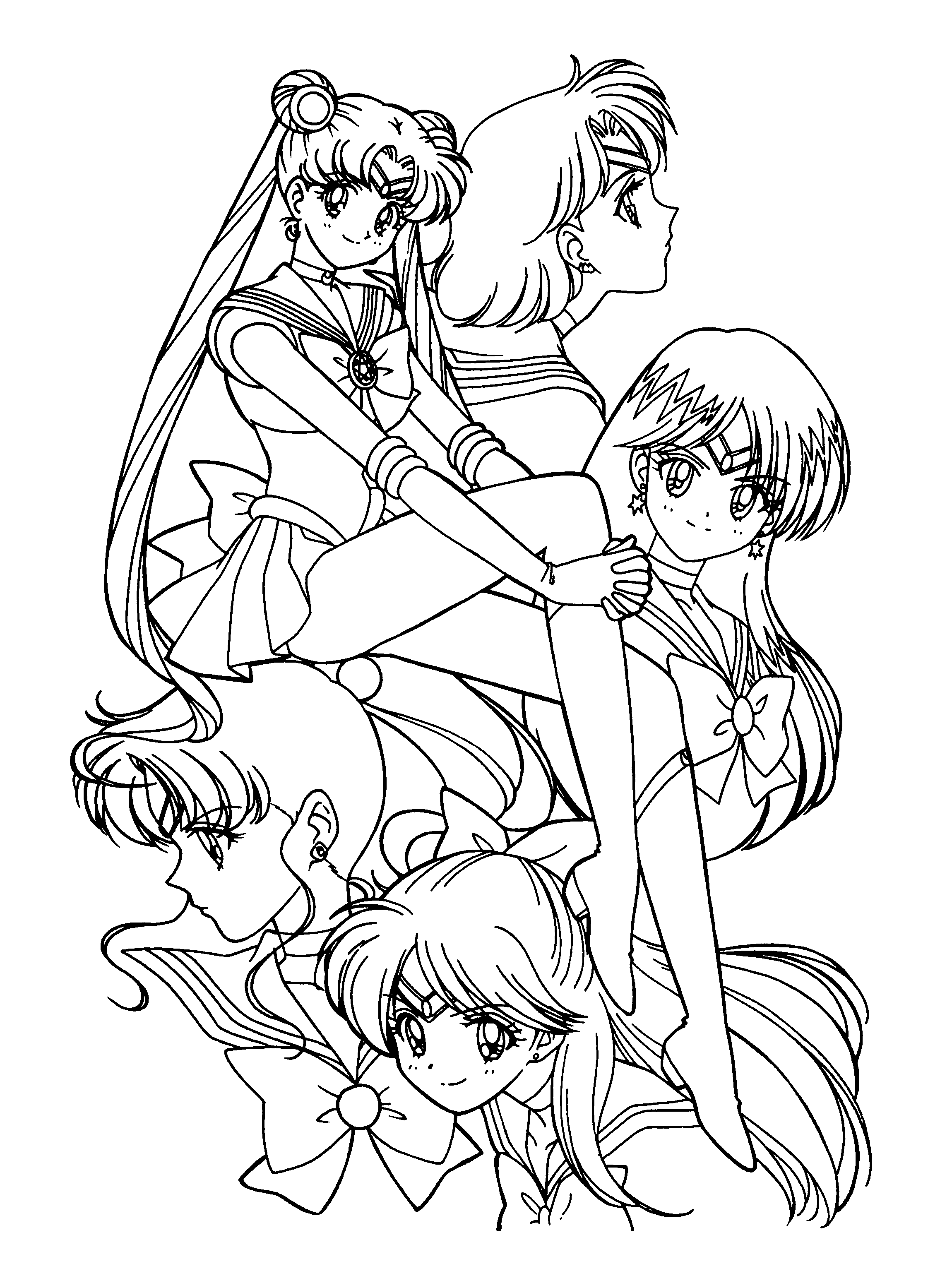 sailor moon coloring pages 5