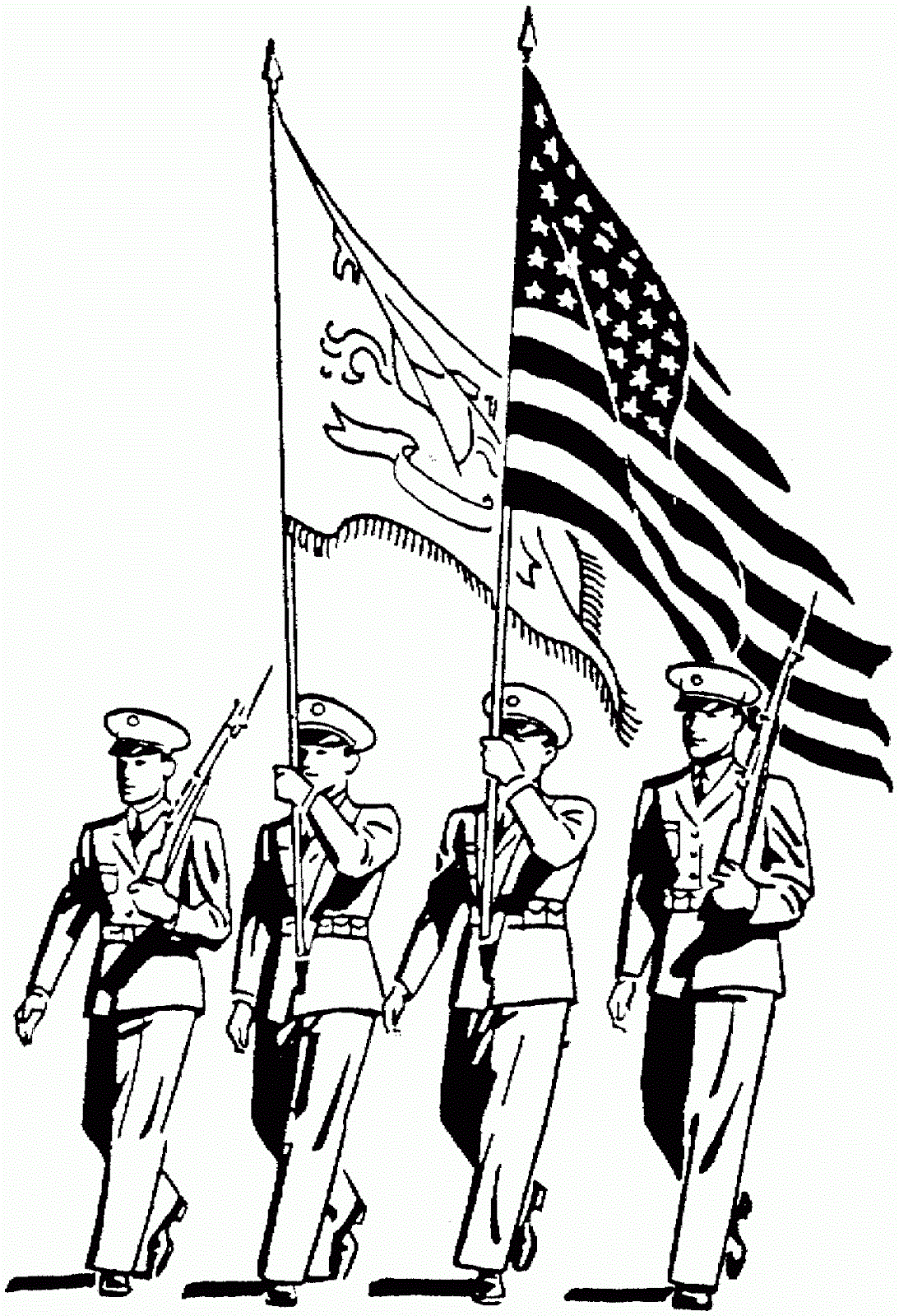 veterans day coloring pages 3 | Educative Printable