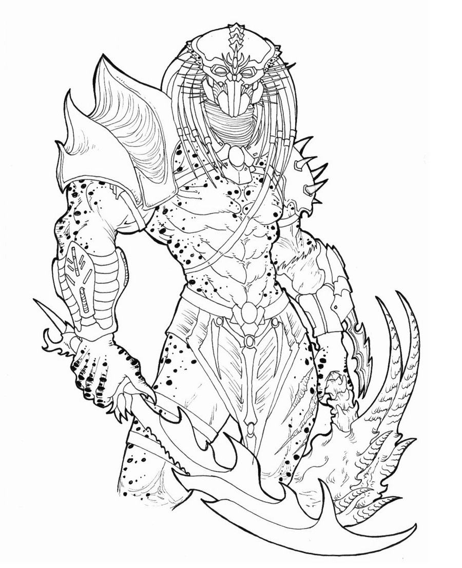 Printable Predator Coloring Pages Printable World Holiday