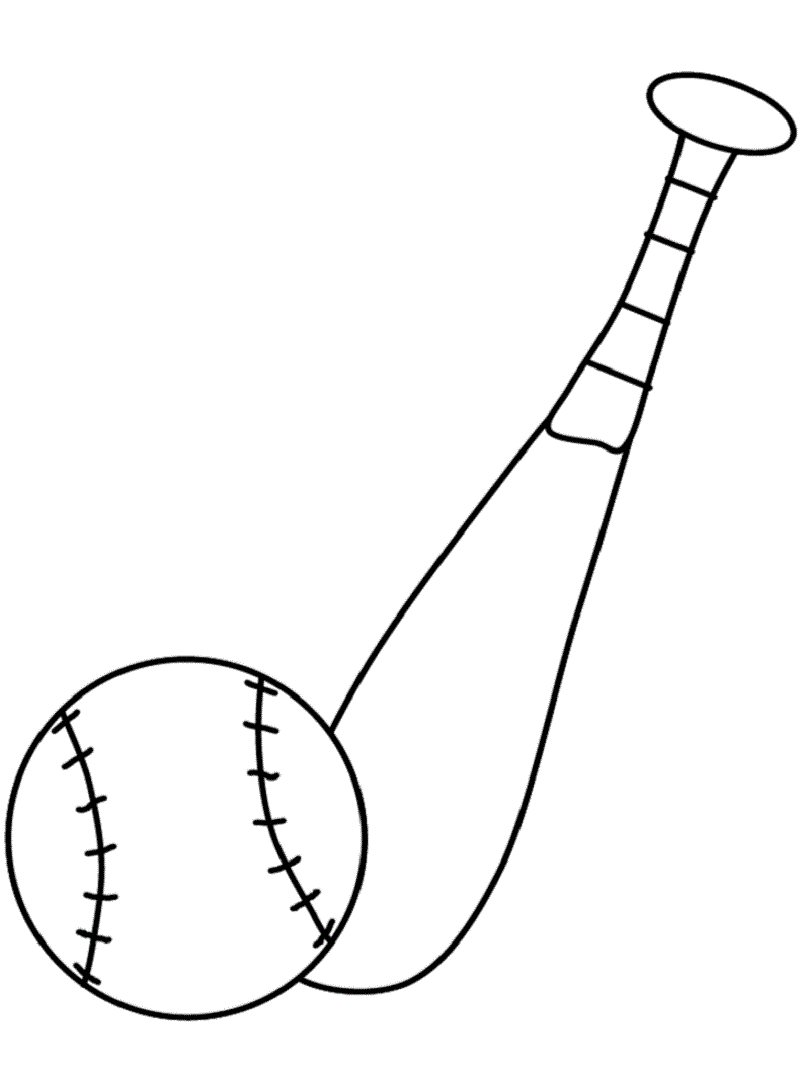baseball coloring pages 3