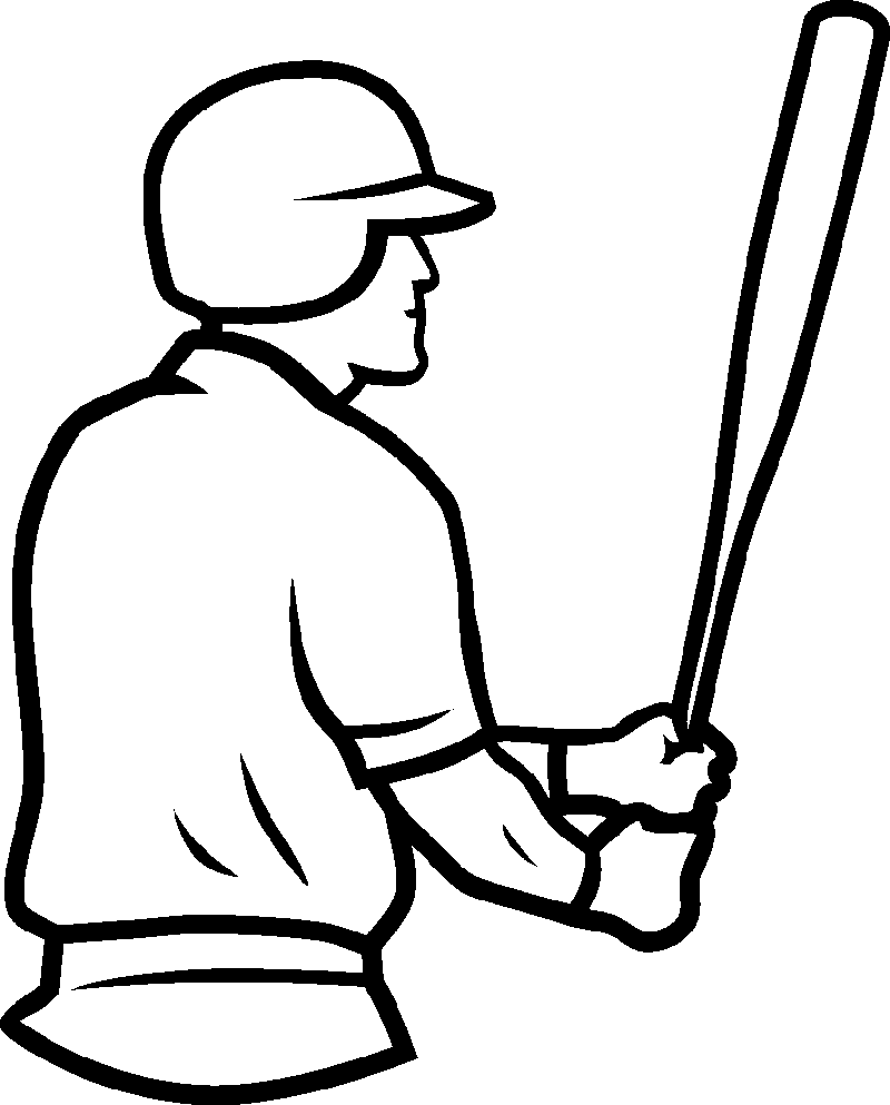 baseball coloring pages 4