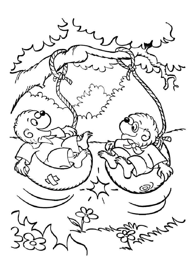 berenstain bears coloring pages 5