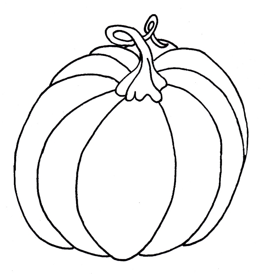 blank pumpkin coloring pages 5