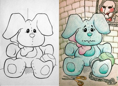 Coloring Book Corruptions | Educative Printable