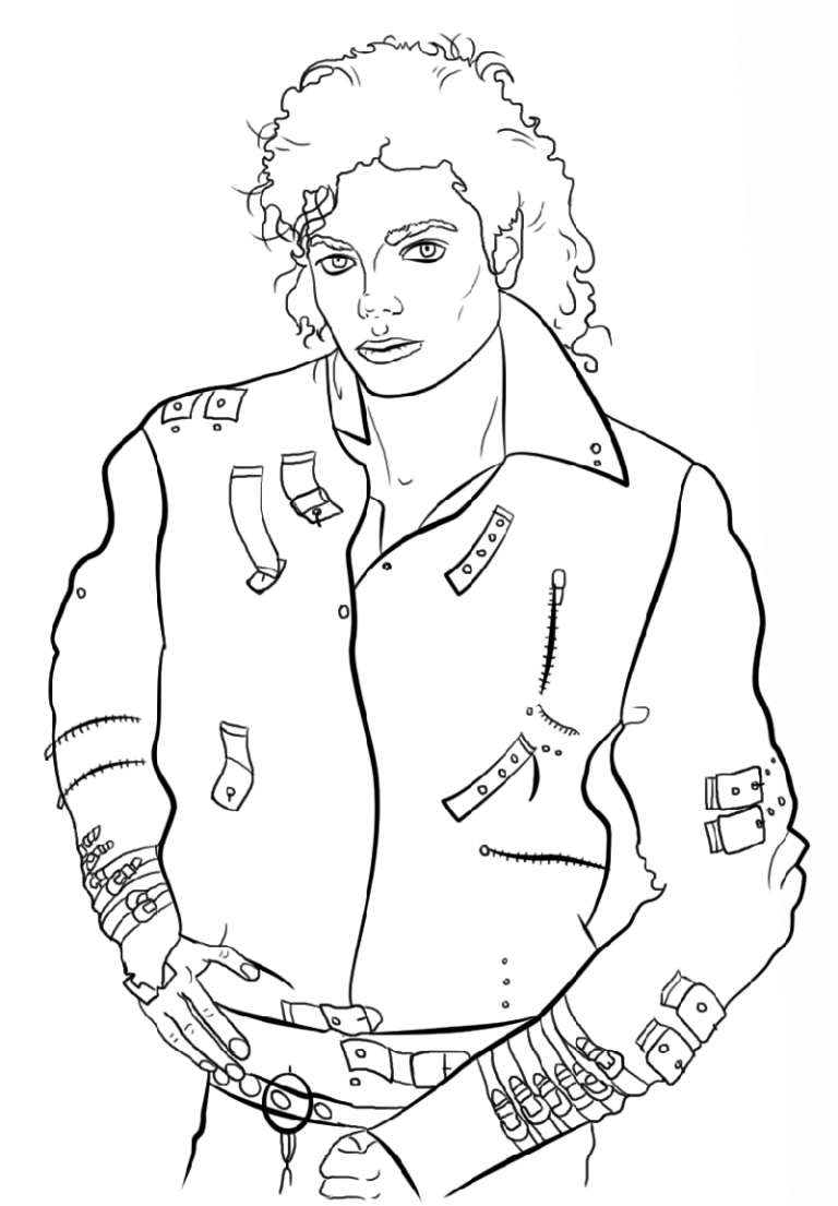 Michael Jackson Thriller Coloring Pages