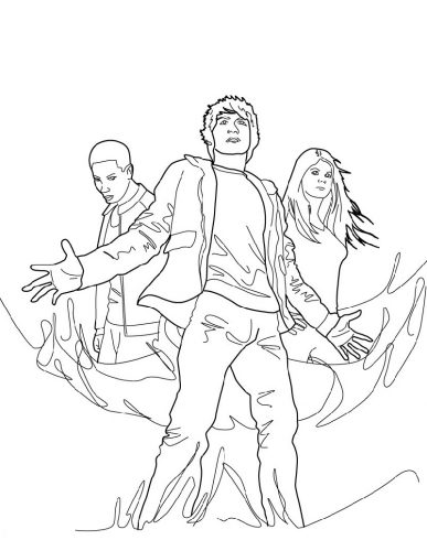 percy jackson coloring pages 4 | Educative Printable