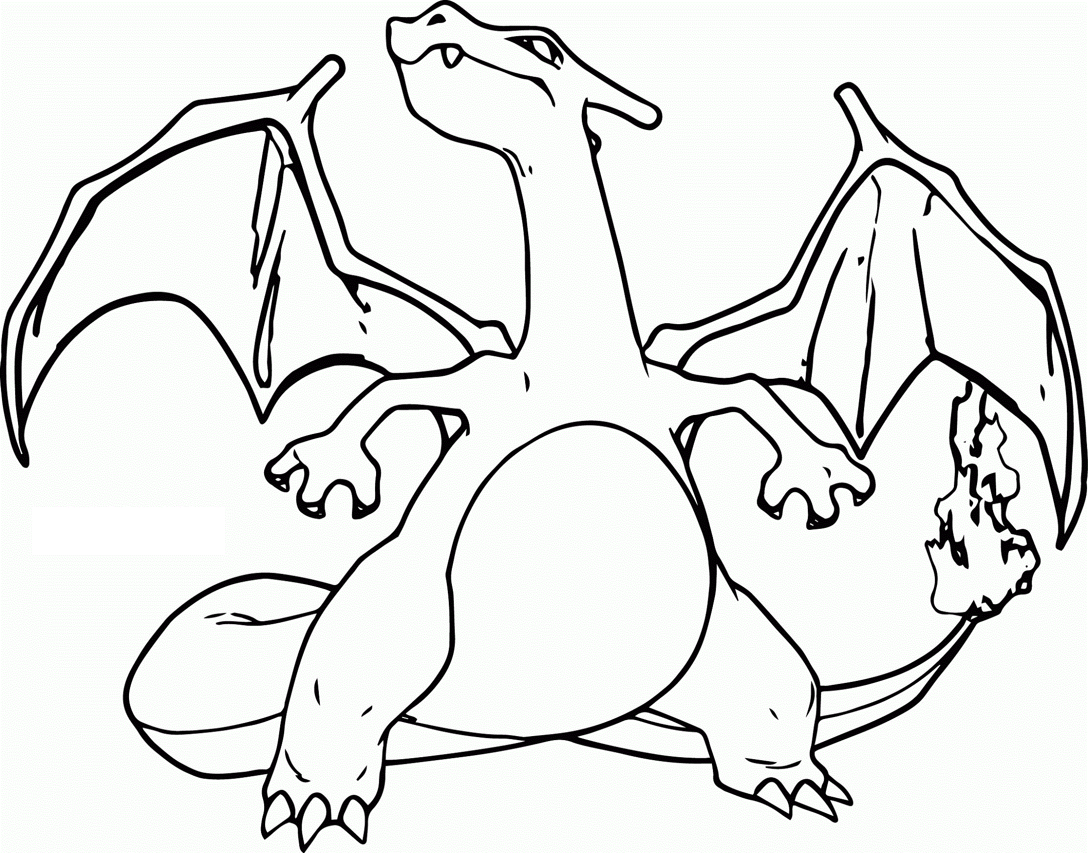 pokemon coloring pages charizard 1