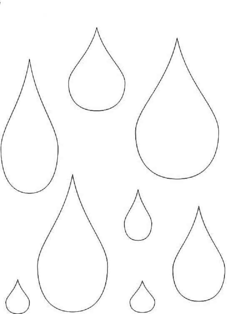 raindrop coloring page 3
