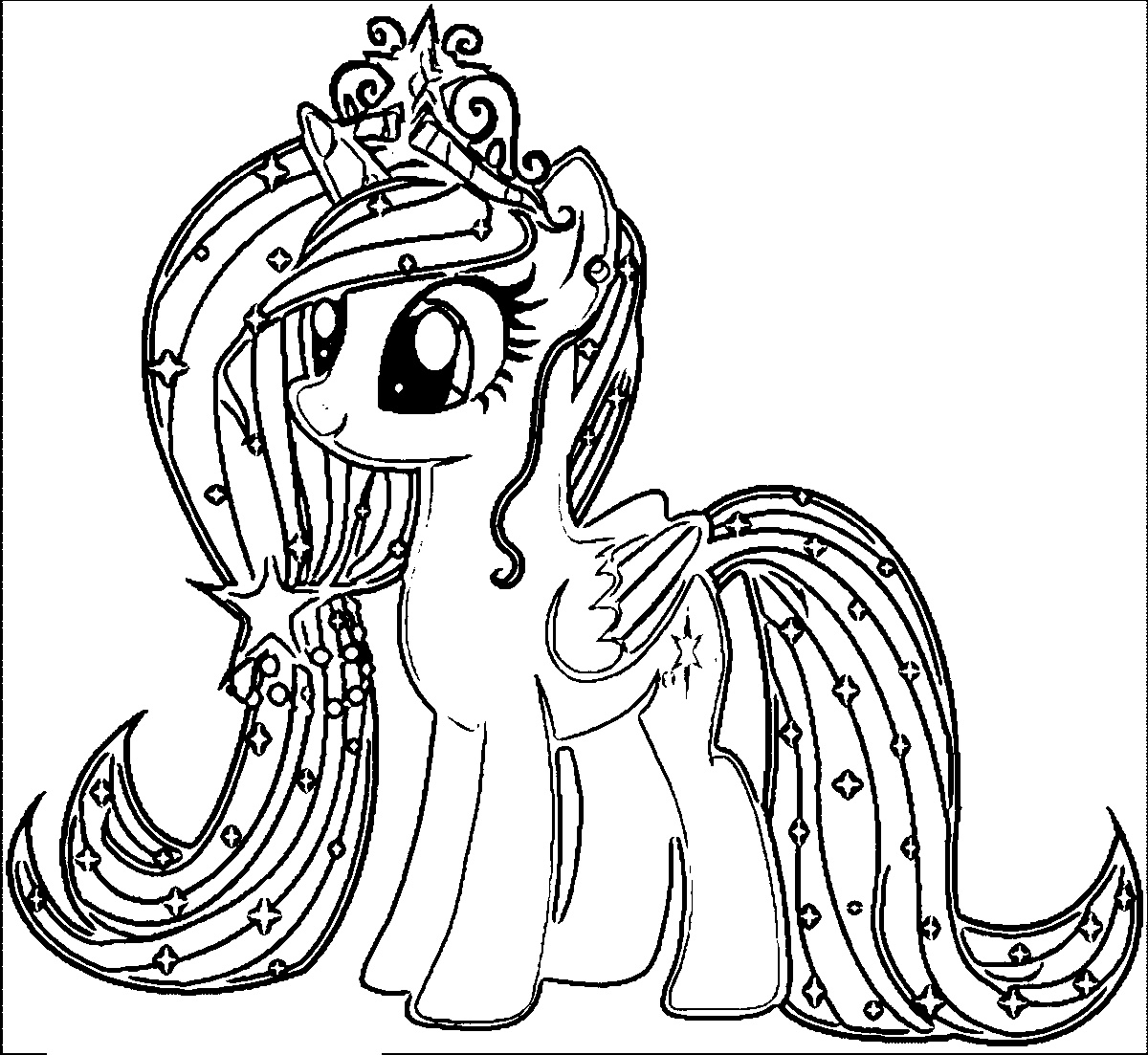 My Little Pony Coloring Pages For Pony Lovers | Educative Printable