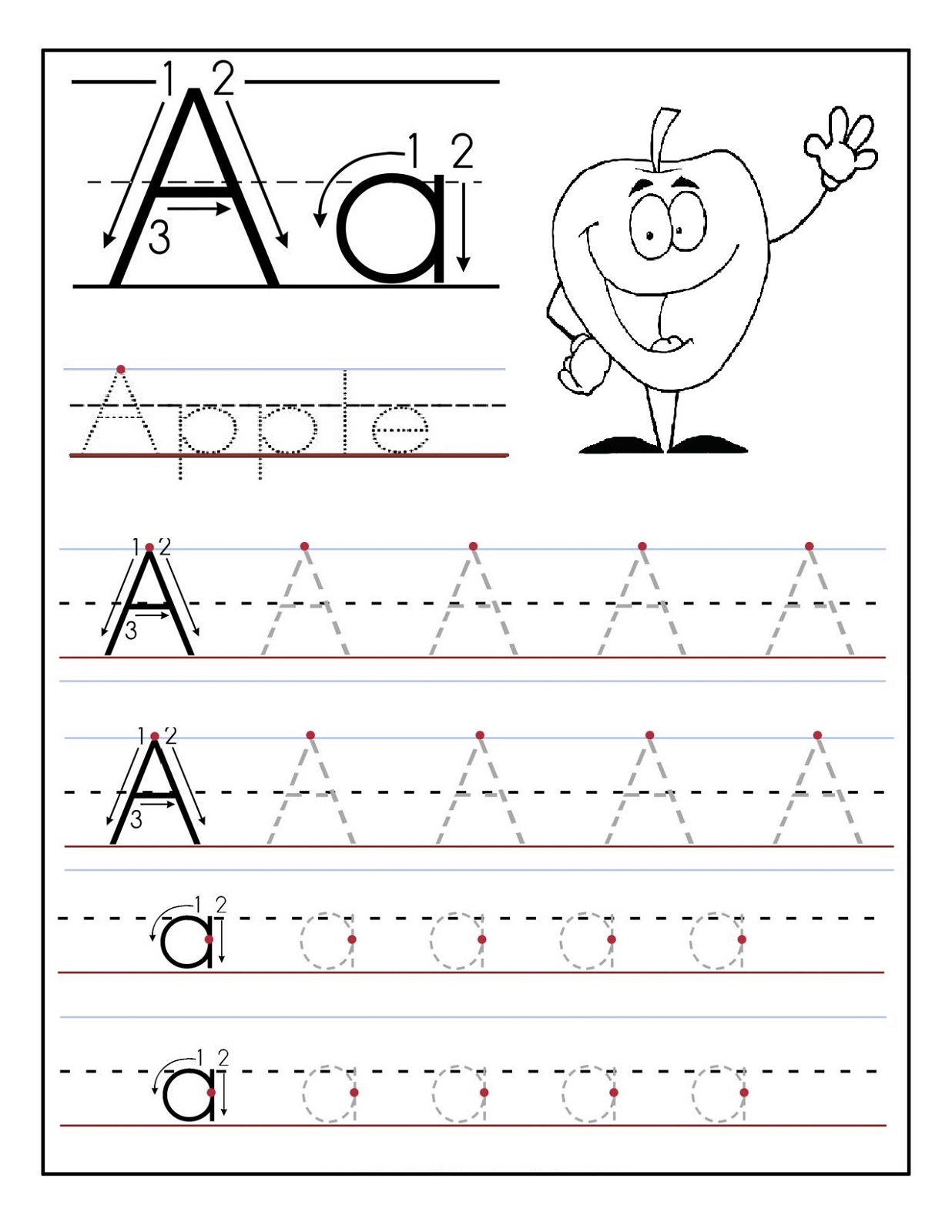 alphabet worksheets for preschoolers 4