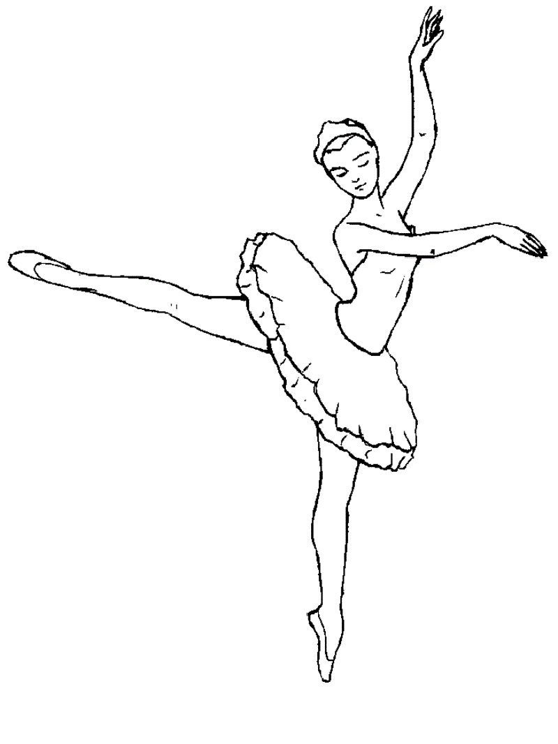 ballerina coloring pages 1
