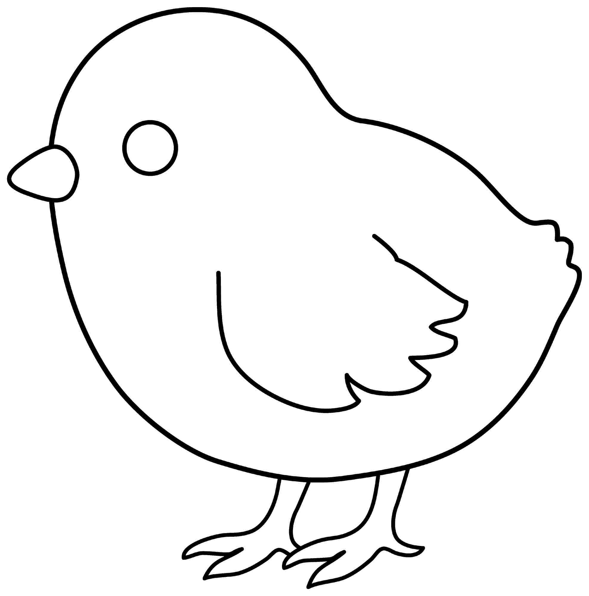 Download chicken coloring pages 3 | Educative Printable
