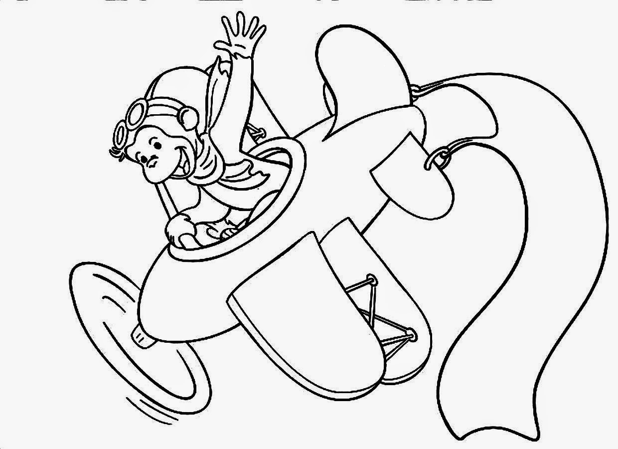 curious george coloring pages 2
