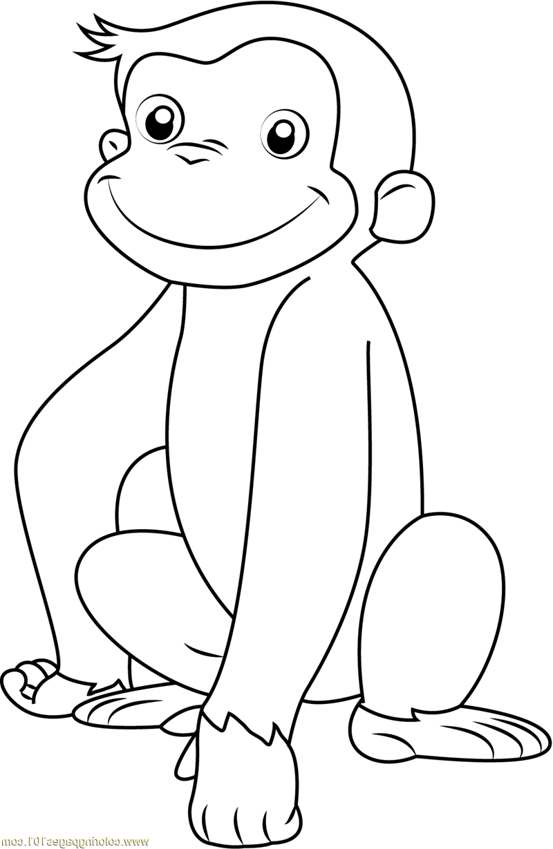 curious george coloring pages 5