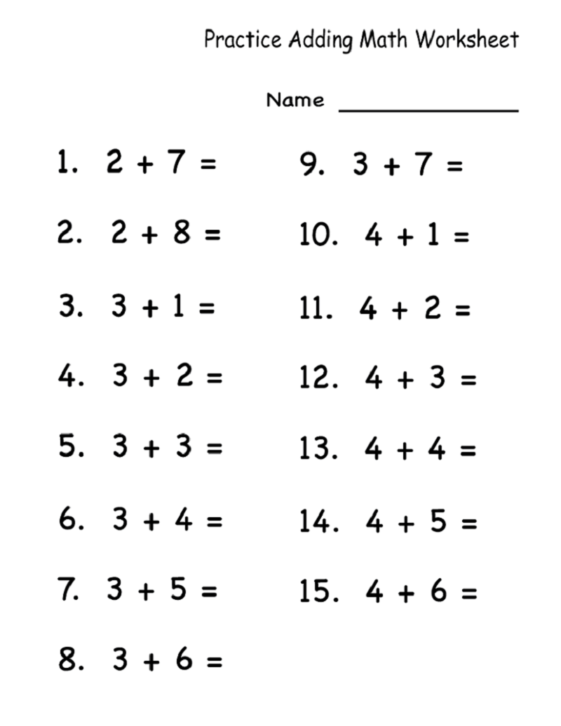 free numeracy worksheets 4