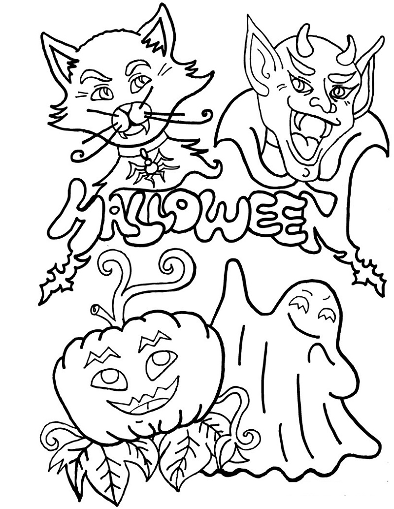 halloween coloring book 3