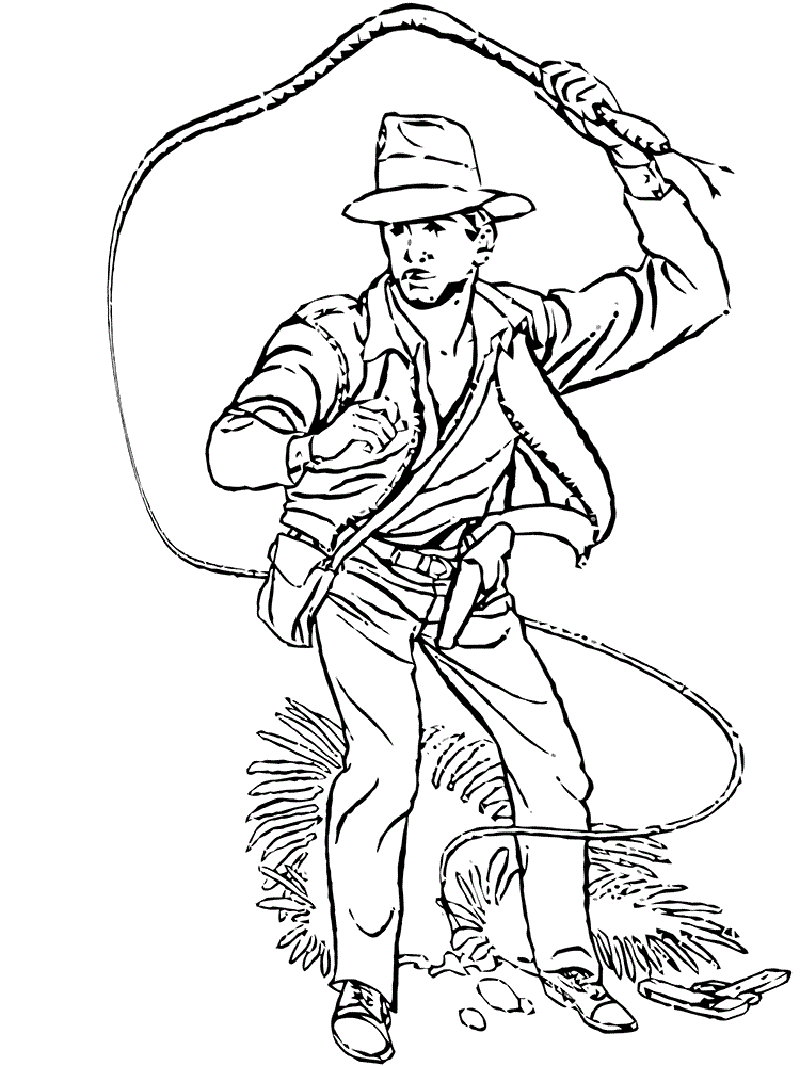indiana jones coloring pages 3