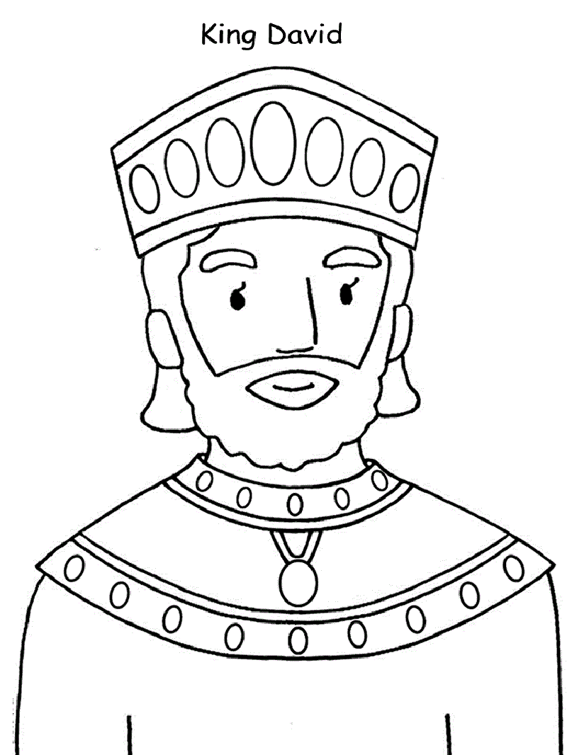 king david coloring pages 3