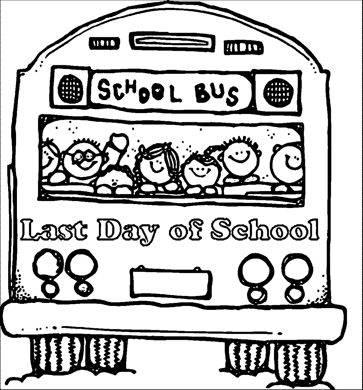 last day of school coloring pages 1