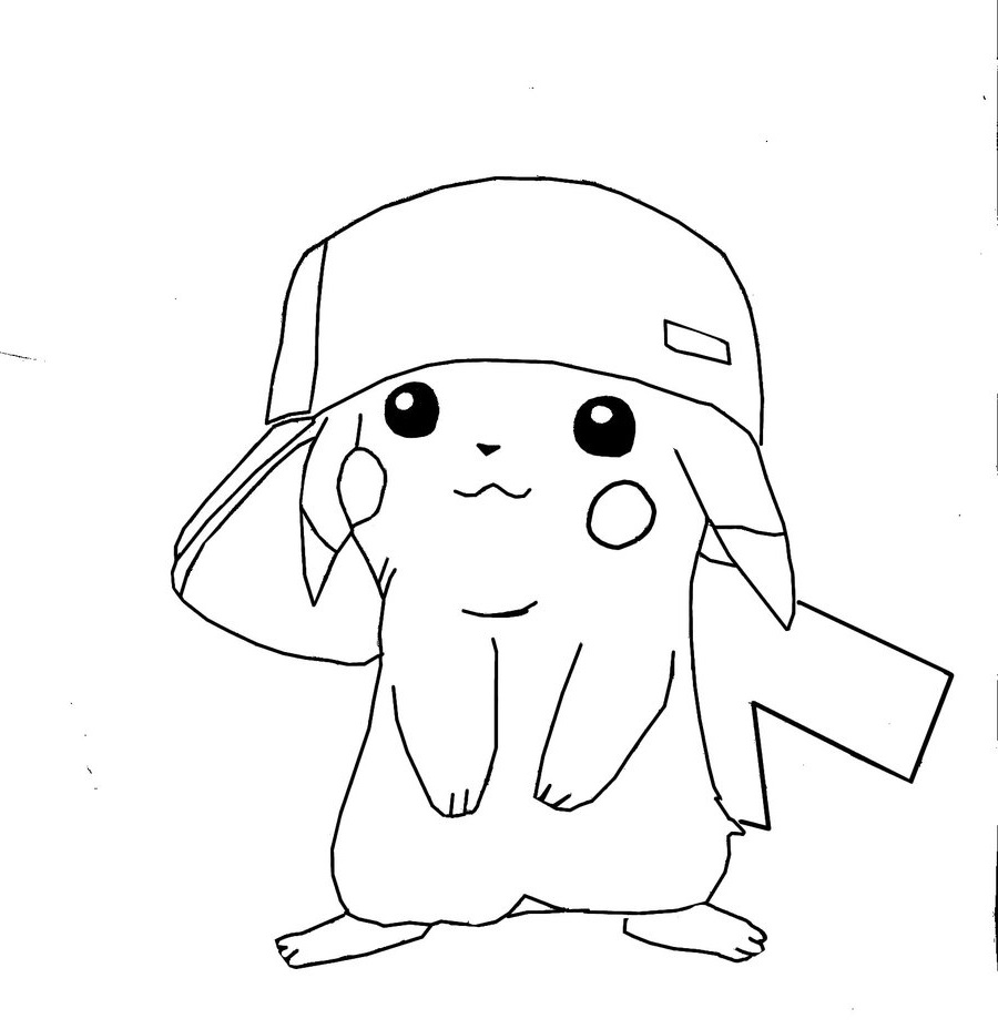 pikachu coloring pages 3