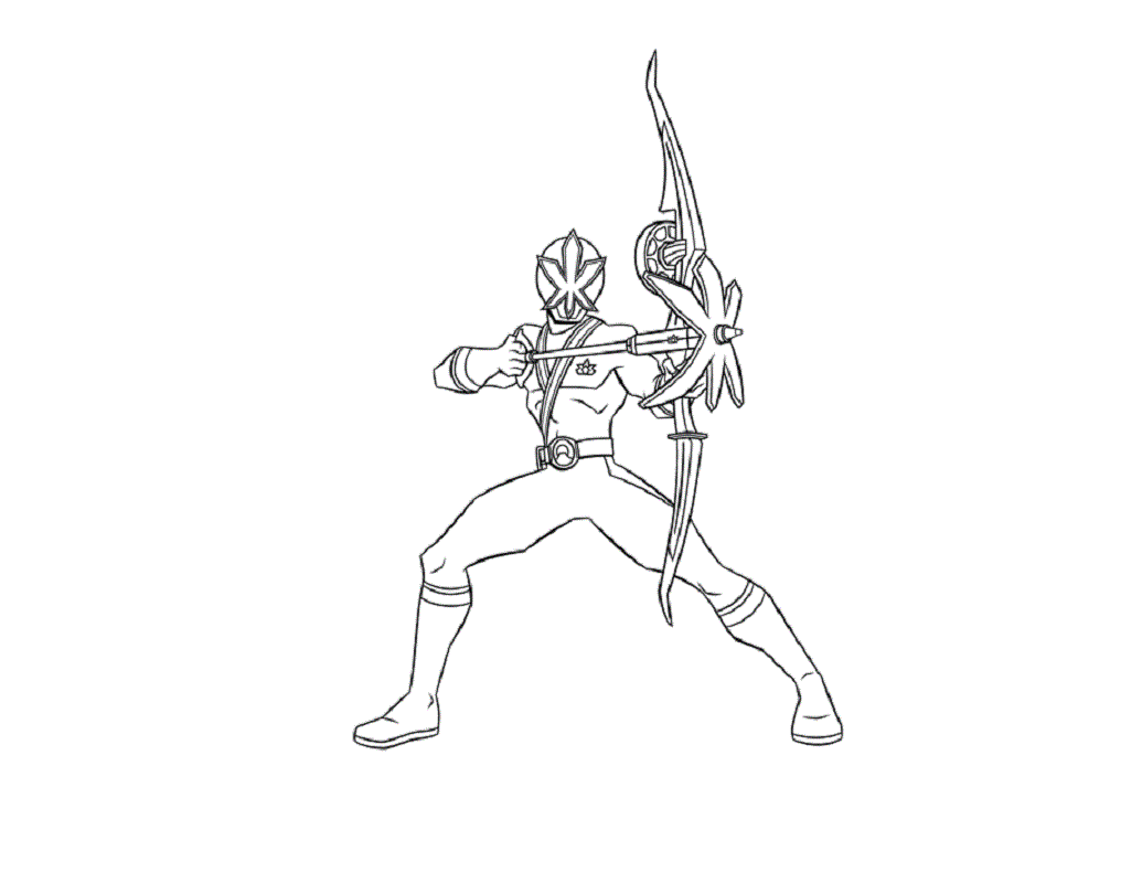 power rangers samurai coloring pages 3
