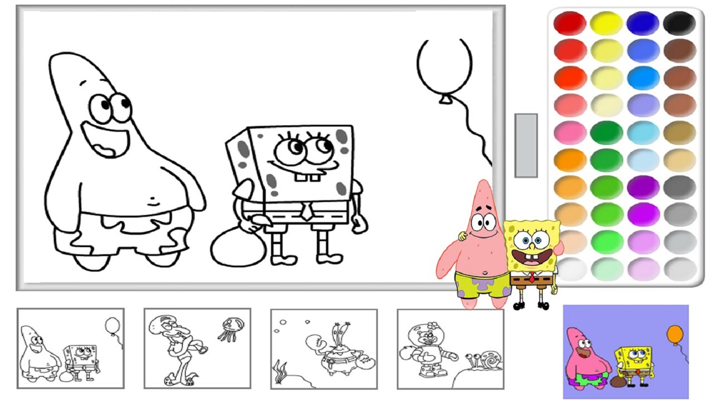 spongebob coloring games 5