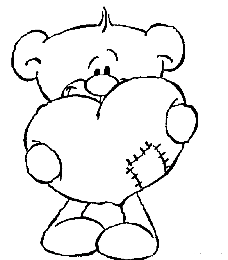 valentine coloring sheets 1