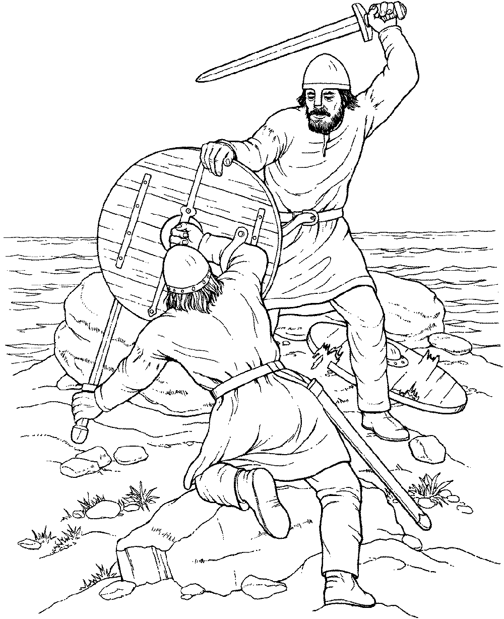viking coloring pages 3