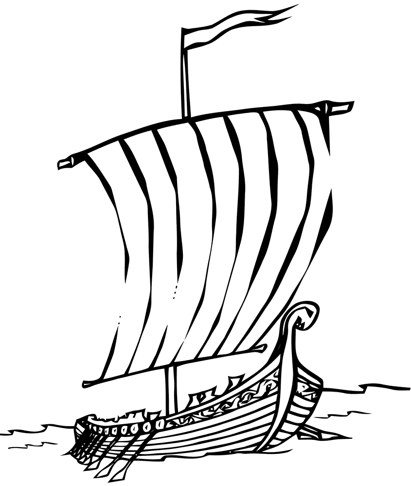 viking coloring pages 4