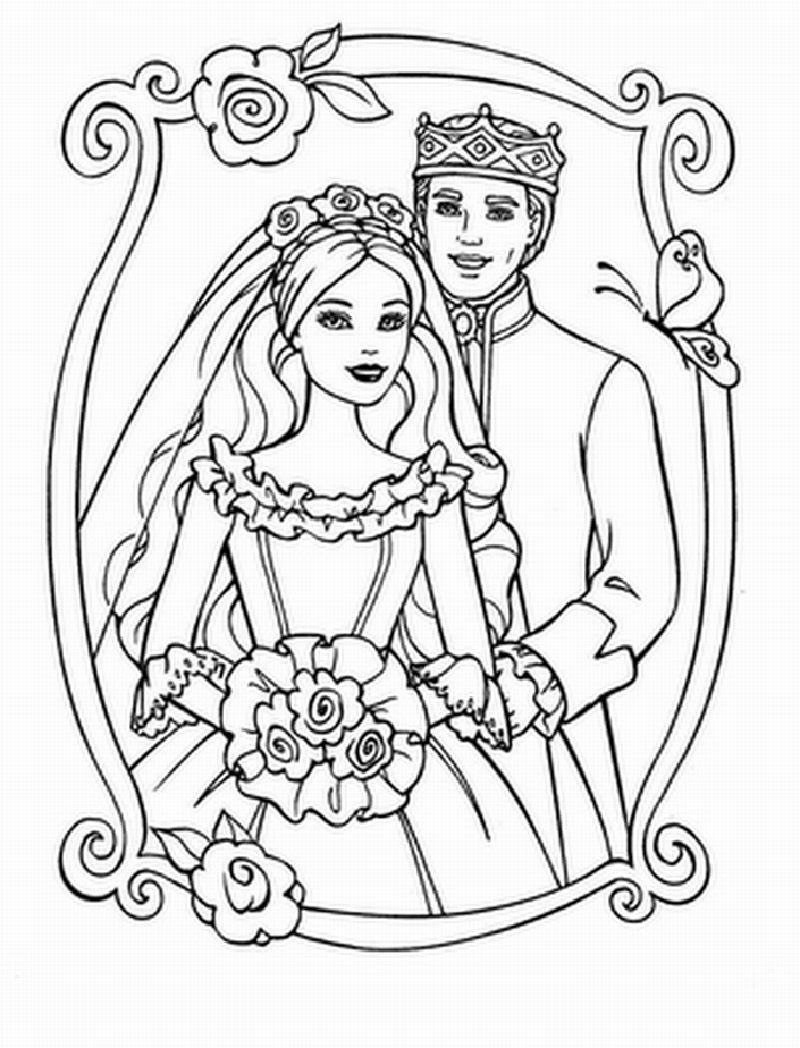 wedding coloring pages 1