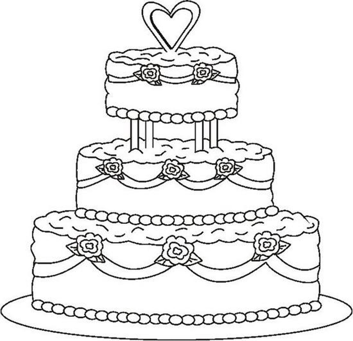 wedding coloring pages 4