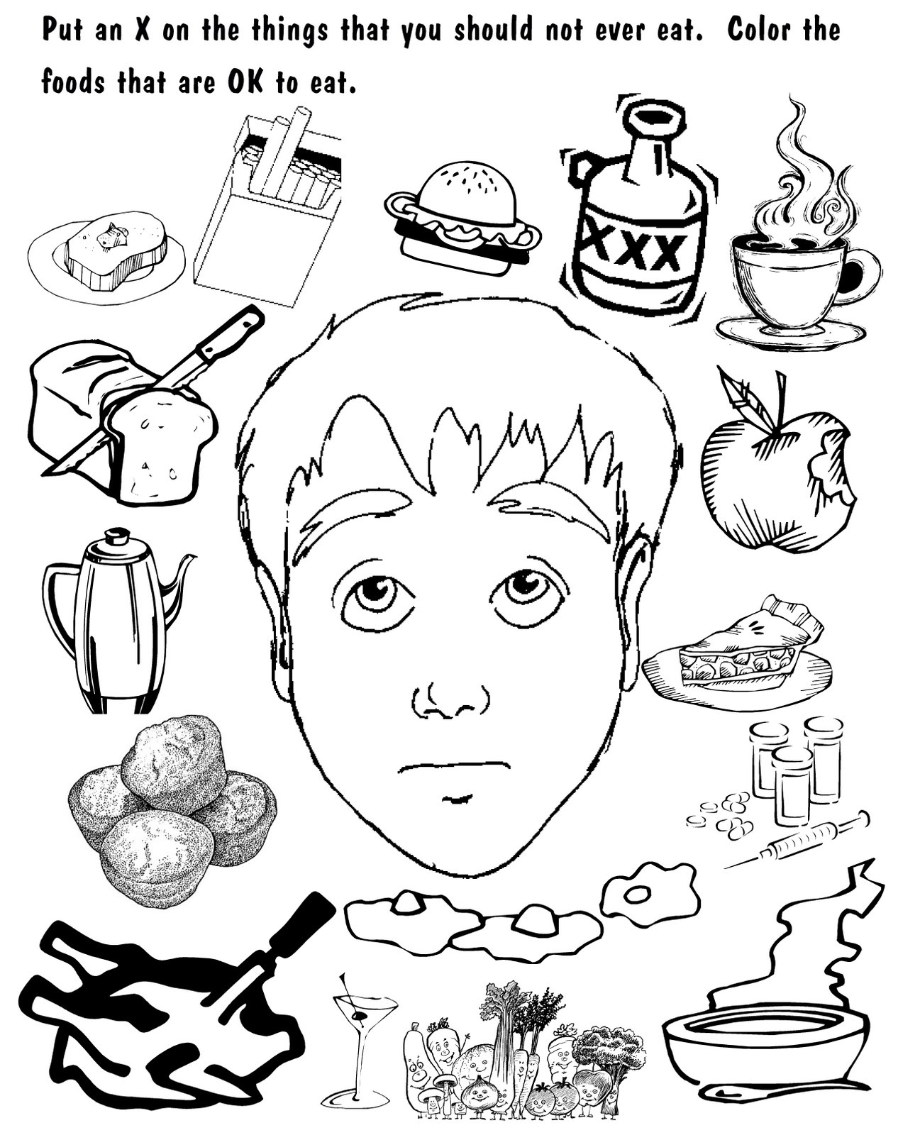 word of wisdom coloring page 2