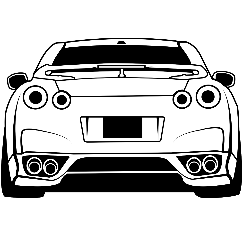 Gtr coloring pages 4