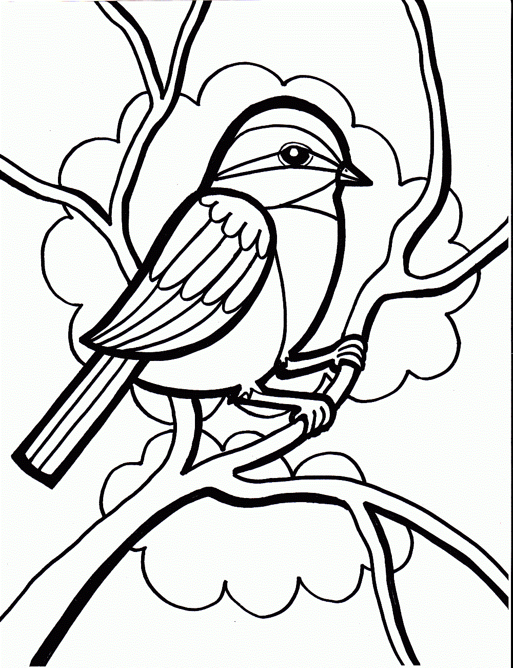 bird coloring pages 4