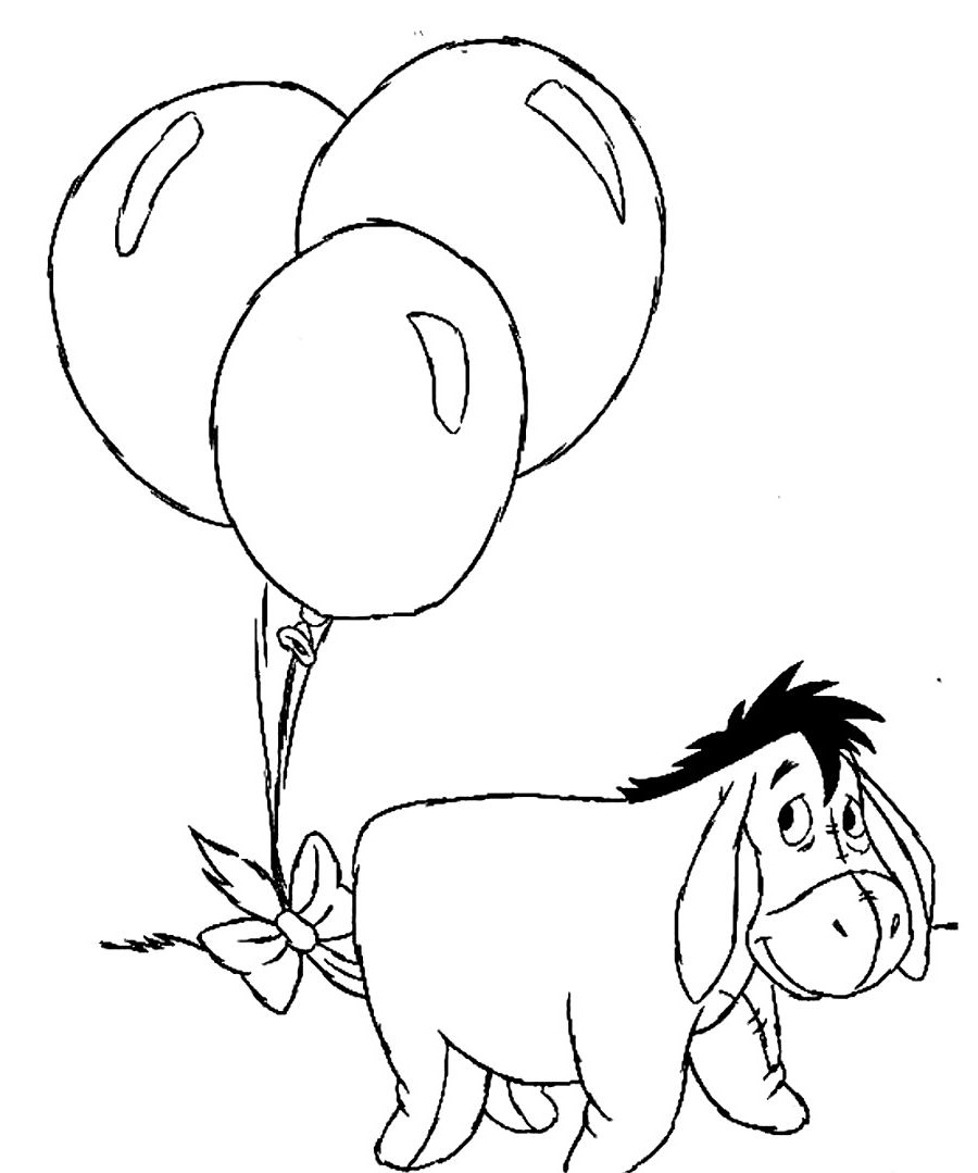 eeyore coloring pages 3