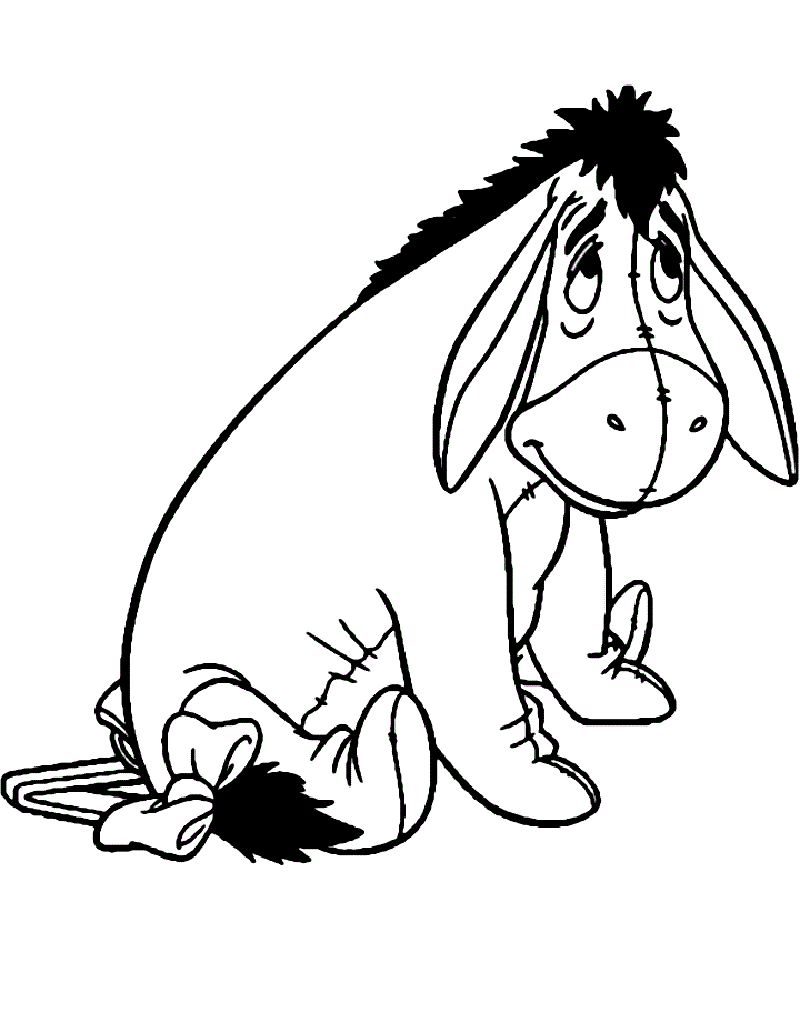 eeyore coloring pages 5