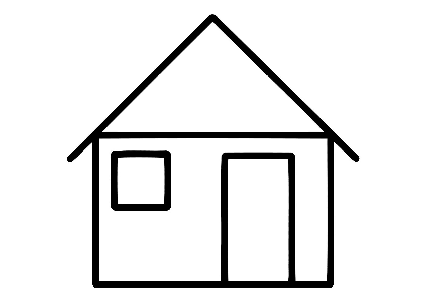 house coloring pages 1
