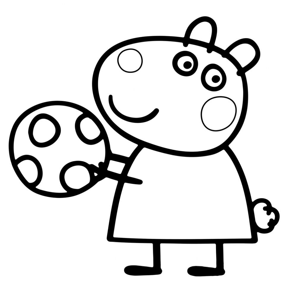 peppa pig coloring pages 4