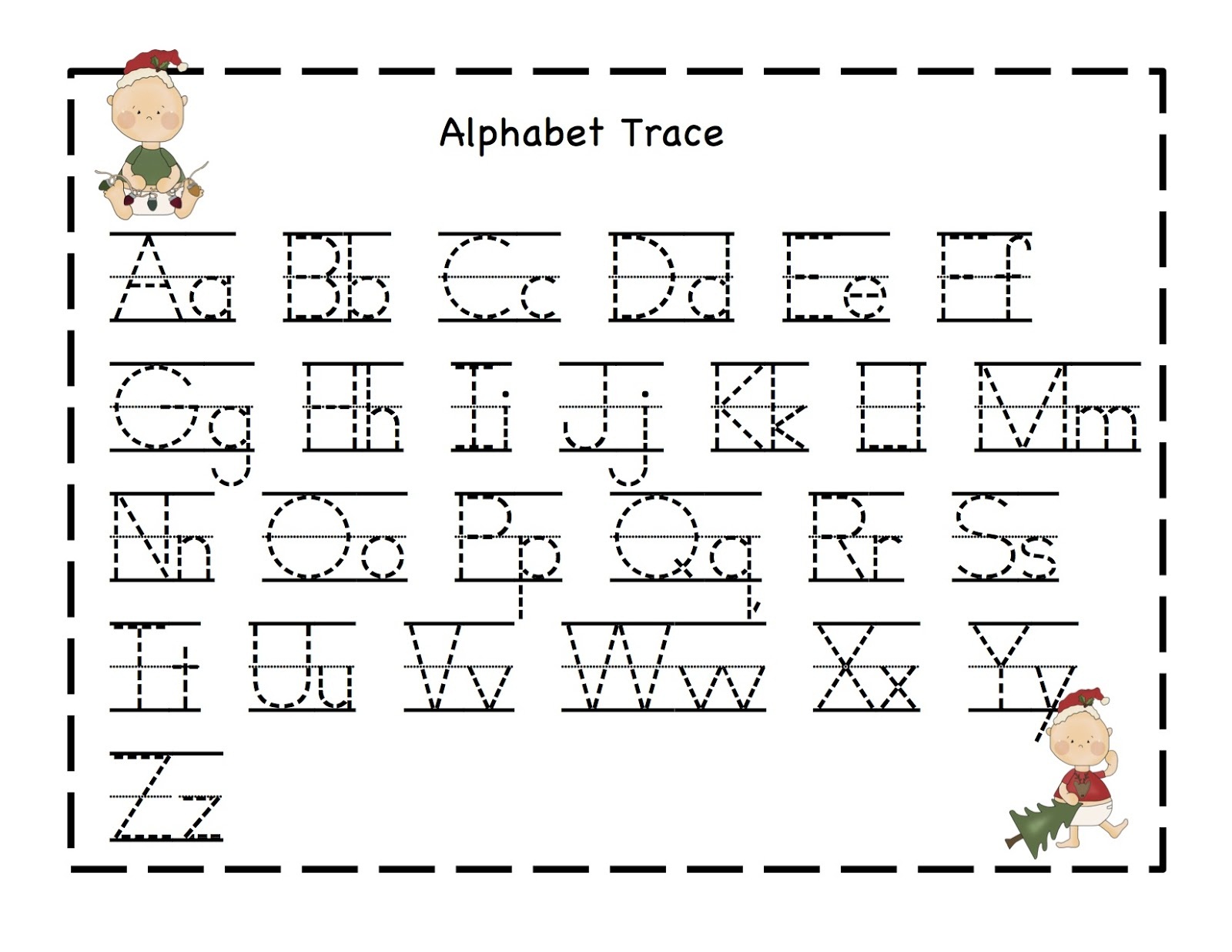 tracing alphabet 1
