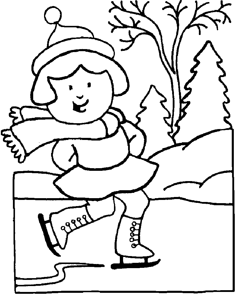 winter wonderland coloring pages 1
