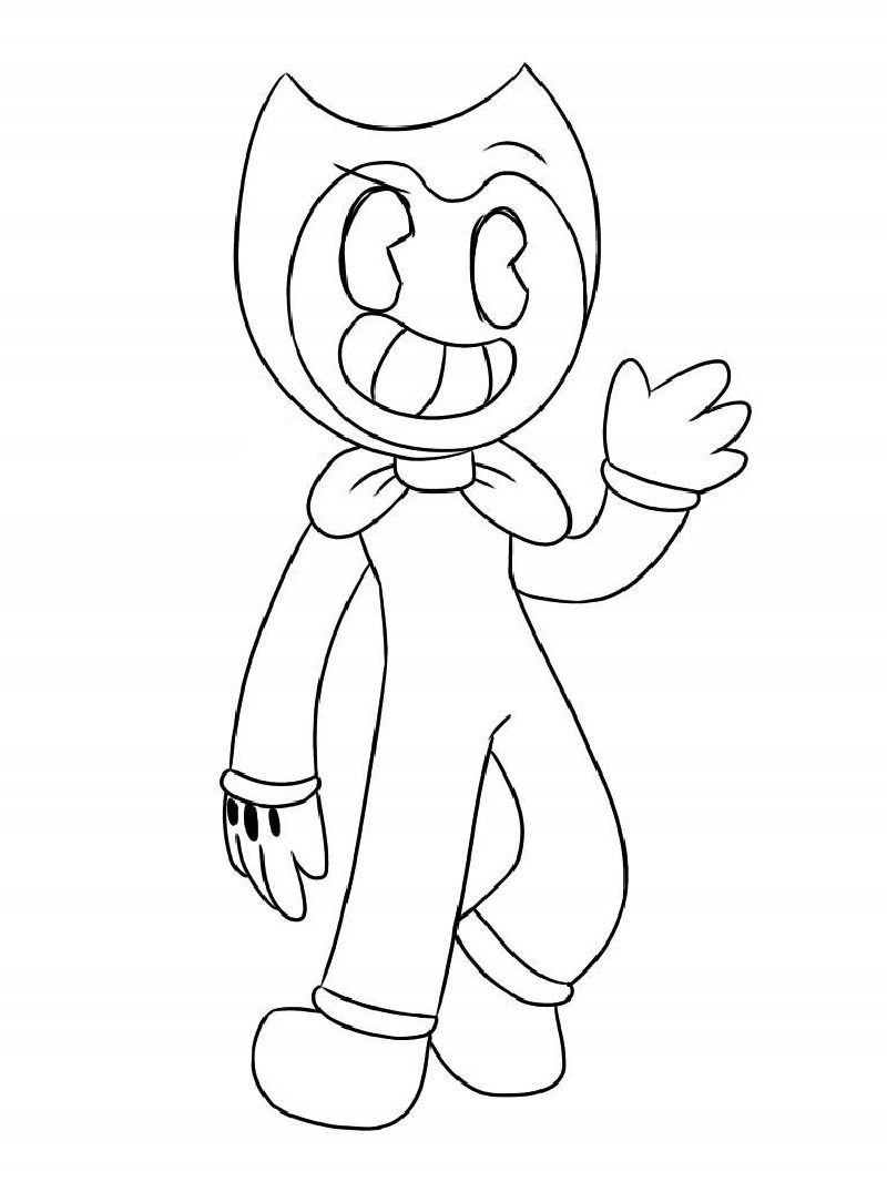 Bendy Coloring Pages Printable