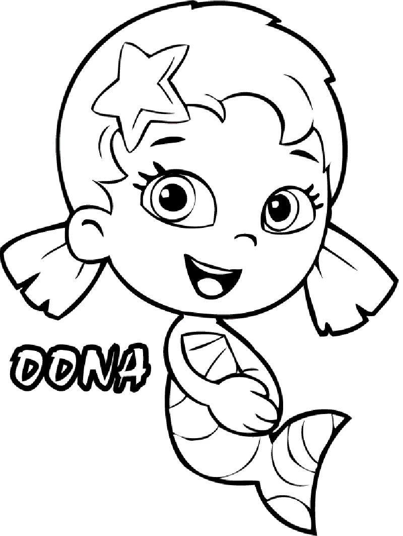 bubble guppies coloring pages 2