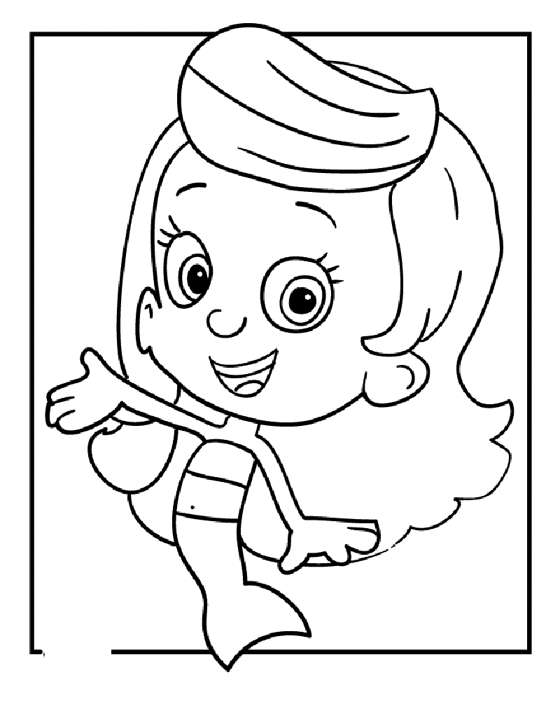 bubble guppies coloring pages 5